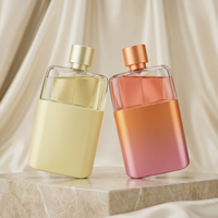 Anding Wholesale - Flacons de parfum élégants en verre rose plat de qualité supérieure, personnalisés, 100 ml