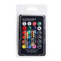 Ampoules LED RVB T10 Canbus pour Phares de Voiture COB, Lampe de Lecture Auto en Silicone, Télécommande, Stroboscope Clignotant, Projecteur, État Neuf