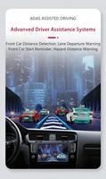 Cámara DVR Universal para Auto con USB, Visión Nocturna HD, ADAS, Alerta Temprana para Navegación Android, Cámara para Tablero de Auto