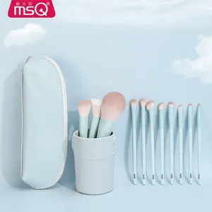 MSQ 11pcs 여성 아이템 하이 퀄리티 맞춤 메이크업 브러쉬 세트 새로운 도착 마킬라제 메이크업 브러쉬 세트 도구