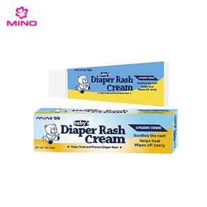 Marca privada <span class=keywords><strong>de</strong></span> fábrica MINO Productos para bebés Pañal <span class=keywords><strong>de</strong></span> óxido <span class=keywords><strong>de</strong></span> <span class=keywords><strong>zinc</strong></span> Crema para sarpullido <span class=keywords><strong>Pomada</strong></span> para el cuidado corporal - Product Image 4