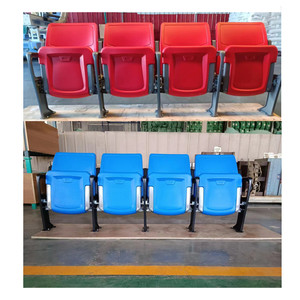 Nuova Sedia da Stadio in Plastica 2024 con Portabicchieri, Sedili per Stadio di Calcio, Sedili Telescopici per Tribune, Uso per Campo da <span class=keywords><strong>Padel</strong></span>, Sedia per Tribune - Product Image 5