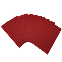 Papier cartonné rouge de qualité supérieure en pure pâte de bois, épais, double face, rouge chinois, format A4, pour bricolage, emballage cadeau, création artistique