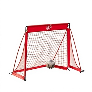 KLTW INT'L Portería de Fútbol Infantil Portátil de Plástico con Red de Entrenamiento y Fácil Montaje para Niños Pequeños y Niños, Juego al Aire Libre - Product Image 1