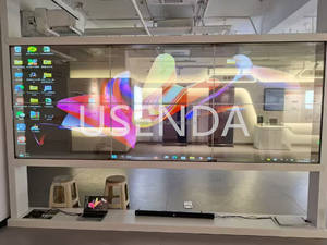 Pantalla OLED Transparente <span class=keywords><strong>de</strong></span> 55 Pulgadas, Pantalla <span class=keywords><strong>de</strong></span> <span class=keywords><strong>Video</strong></span> OLED UHD, Pantalla Publicitaria 3D Transparente <span class=keywords><strong>de</strong></span> Pie para Exposiciones - Product Image 3