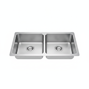 [BAEKJO] Évier de cuisine européen WBD832 avec des bacs profonds permettant une meilleure rétention de l'eau pendant le lavage - Product Image 2