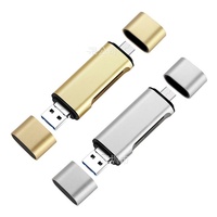 Lector y Grabador de Tarjetas USB Tipo C Todo en Uno, para Tarjetas de Memoria SD/TF, Instalación Externa, Teléfono Android OTG, Gran Venta