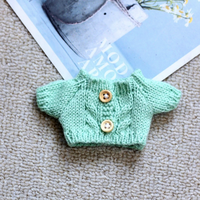 Nouveaux produits 2026 : Pulls à boutons Moru Doll, Pulls Moru Doll, Vêtements pour poupées Kt à moins d'un dollar, 10cm, 14cm