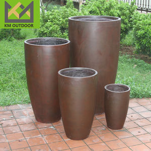 Pot Tanaman Modern untuk Dekorasi, Pot Bunga Semen untuk Halaman - Product Image 5