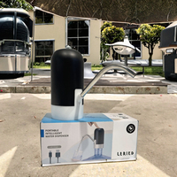 Meilleure Vente Pompe Distributrice d'Eau Portable 1-3 Gallons, Électrique Automatique Sans Contact Rechargeable USB avec Support en Plastique pour Bouteilles