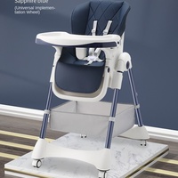 Fauteuil inclinable réglable pour bébé pour apprendre à s'asseoir Chaise de table à manger pliante en plastique épais pour le ménage pour bébé