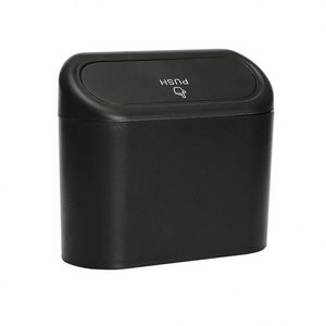 Portable Hanging Mini <b>Car</b> Trash Can Wastebasket With Lid for <b>Car</b> Office Home Auto Storage Bin Accessories - Product Image 1