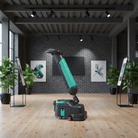 Machine à nettoyer les sols à batterie Olisen, petite machine à nettoyer électrique robotisée