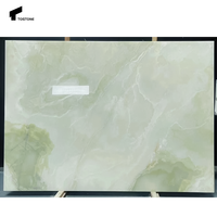Dalles d'onyx vert naturel Tostone 20 mm durables, exquises et étanches pour plans de travail modernes, murs, tables, baignoires, extérieur, chambre et cuisine