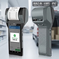 Imprimante thermique 80 mm, scanner de codes-barres, terminal portable Android 12, PDA 6,0 pouces pour les ventes mobiles DSD