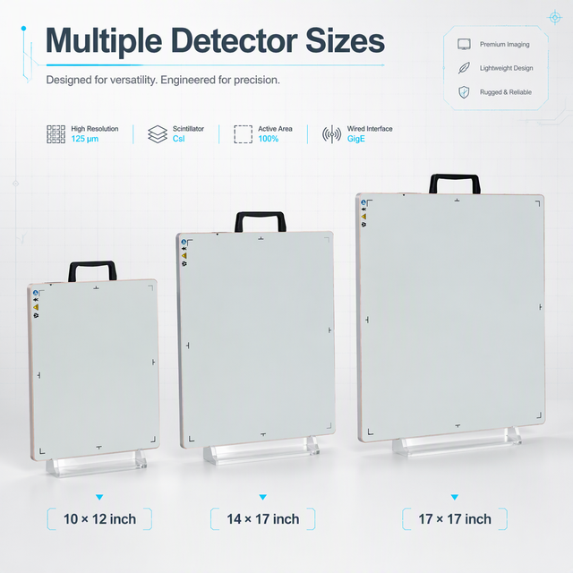 Multi-size 17*17 14*17  10*12 Wireless/ Wired Flat Panel Detector X-ray Flat Panel Xray Films Radiografia Poratil