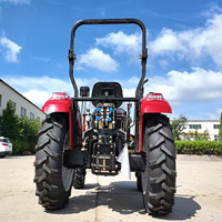 4x4 Mini-Landwirtschaftstraktoren mit Heckanbau für kleine Gärten, Mini-Traktor-Bodenfräse mit 14-25 PS Motor für die Landwirtschaft