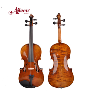 1/4 Spirit vernice abete massiccio 4/4 violino fiammato avanzato violon(VH100HY) - Product Image 1