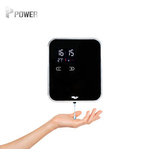 Distributeur de savon liquide moussant de mesure de température mural USB capacité de 480ML distributeur de liquide d'écran automatique LED - Product Image 4