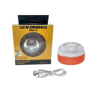 बैक्सड यूएसबी रिचार्जेबल निरंतर काम के नेतृत्व में स्ट्रोब कार प्रकाश प्रेरण लैंप आपातकालीन चेतावनी दुर्घटना प्रकाश - Product Image 1