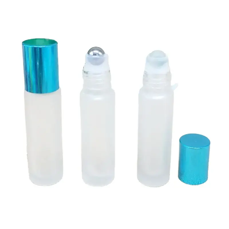 ロールオンローラーボールボトル10ml香水フレグランススクリューキャップ付きボトルのオイルロール