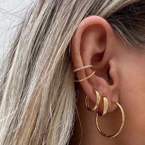 Gemnel, el mejor símbolo de amor, infusión, esculpido y elegante, pendiente de Arete - Product Image 3