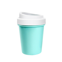 3 In 1 tragbaren Hund waschen Artefakt Fuß Silikon Wasch becher Ein Klick 360 Grad Pflege bürste Pet Paw Cleaner Cup