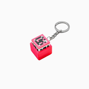 Portachiavi con pulsanti in PLA stampati in 3D, ciondolo per borsa, accessorio per tastiera, giocattolo antistress luminoso, logo personalizzato anime, regalo promozionale - Product Image 2