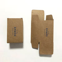 Caja de Cartón con Tapa de Papel Kraft, Impresión UV de Doble Capa, Estampado en Caliente, con Logotipo Personalizado Reciclable, para Pequeñas Empresas