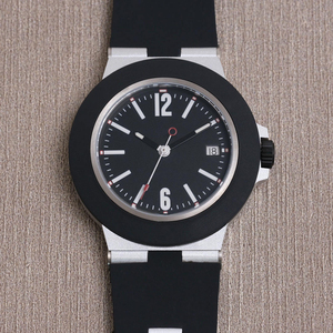 Unisex Automatic Watch Aluminum Case Rubber Strap Sport Wristwatch Luminous Dial 40mm Casual Mechanical Watch - Product Image 1