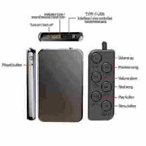 <span class=keywords><strong>Enregistreur</strong></span> vocal numérique <span class=keywords><strong>avec</strong></span> connexion téléphonique OTG, mémoire 16 Go, capacité d'enregistrement de 192 heures, mini <span class=keywords><strong>enregistreur</strong></span> vocal en gros - Product Image 3