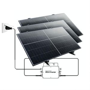 Balcone Sistema di Eneraia Pannello Solare <span class=keywords><strong>Kit</strong></span> de montaje en techo o tierra Pannelli <span class=keywords><strong>Solar</strong></span> 500W Portatili 550W 800W Plug and Play - Product Image 4