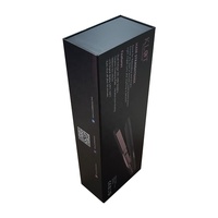 Boîte cadeau de luxe avec logo doré pour outils de coiffure, boîte magnétique pour perruques tissées et extensions capillaires