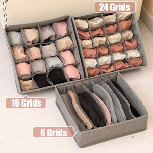 Boîte de rangement pour chaussettes, sous-vêtements, soutien-gorge, cravates, organisateur de vêtements pour armoire, séparateur de placard - Product Image 2