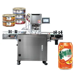 Fully automatic high-speed version of metal aluminum can food beverage soda sealing machine