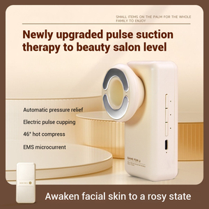 New Micro Current Face Sculpting Tools Face Toning <strong>Device</strong> Lift High Frequency Galvanic Heated Skin Care Massage Facial Cupping - Product Image 2