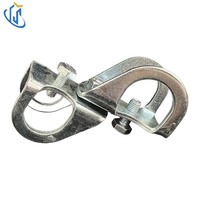 UTTERLY UTT90 Penyangga Getaran Seismik 4 Arah yang Dapat Disesuaikan untuk Adaptor Pipa Bulat 1 Inci Galvanis untuk Bangunan Komersial MEP