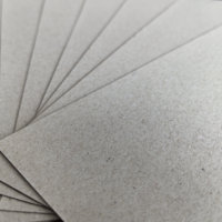 Usine pas cher prix Anti-Curl dur fendu Conseil 2mm d'épaisseur gris carton feuilles de papier