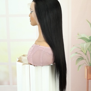 FH Factory Sale Straight <b>Wigs</b> 13x4 Lace Frontal Human Hair <b>Wigs</b> Detachable Band 180% Density Vietnamese Natural Human Hair - Product Image 4