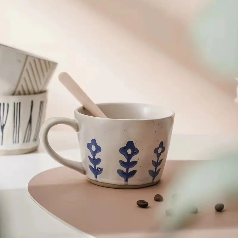 tea custom designer stoneware coffee modern geometric set speckled clay cups and ceramic fun mugs