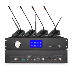 Équipement <span class=keywords><strong>de</strong></span> <span class=keywords><strong>Conférence</strong></span> Professionnel Sans Fil pour Salle <span class=keywords><strong>de</strong></span> Réunion, Enregistrement Vidéo et Audio, Microphone <span class=keywords><strong>de</strong></span> <span class=keywords><strong>Conférence</strong></span> - Product Image 1