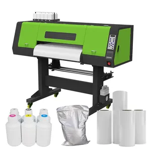 DTF Printer T shirt Printing Machine 600mm A1printer ink cleaner roll feeder ghost white toner printer