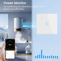 Oferta Especial: Interruptor Inteligente para Calentador de Agua de 25A y 5000W, Panel Táctil, IP20, Certificado CE, Control por Aplicación Smart Life, Protección Contra Sobrecargas, 1 Año de Garantía