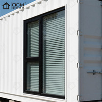 Maison conteneur à toit à pignon à structure en acier Bâtiment préfabriqué avec espace de vie confortable pour chambre à coucher ou école Maison conteneur d'expédition