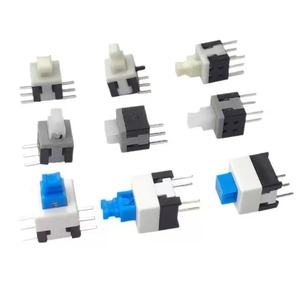 สวิตช์ปุ่มกดแบบสัมผัสแบบสลัก (ชั่วขณะ)-ขนาดจิ๋ว (5.8X5.8มม. ถึง8.5X8.5มม.) 12V สำหรับการใช้งาน PCB - Product Image 1