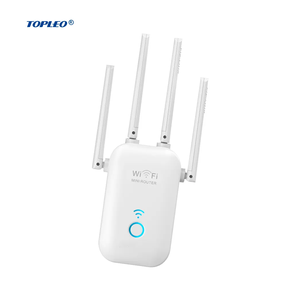 Topleo Range WiFiリピーターエクステンダーインターネットブースター屋外4g 5g 1200mbpsリピーターwifiレンジエクステンダー