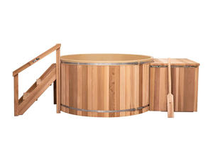 Jacuzzi de Madera de Cedro para Exteriores, Diseño Nuevo Más Vendido de <span class=keywords><strong>2022</strong></span>, Jacuzzi con Calefacción a Leña, <span class=keywords><strong>Spas</strong></span> Portátiles - Product Image 3