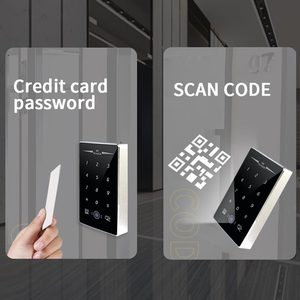 Lector de tarjetas de control de acceso impermeable IP68 RFID NFC Material de ABS Wiegand USB con escáner de código <span class=keywords><strong>QR</strong></span> Frecuencia de 125kHz - Product Image 4
