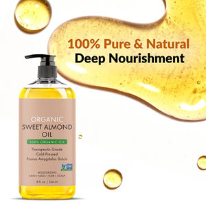 <span class=keywords><strong>Aceite</strong></span> corporal <span class=keywords><strong>de</strong></span> almendra dulce orgánico USDA prensado en frío natural <span class=keywords><strong>para</strong></span> piel, cara, <span class=keywords><strong>uñas</strong></span>, cuero cabelludo y masaje - Product Image 2