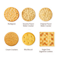 Galletas Premium Sabor Queso Picante y Salado, Surtido de Galletas Cremosas, Bolsa de 200g